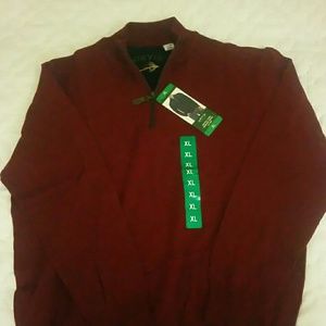 Mens Orvis Extra fine merino wool 1/4 zip up